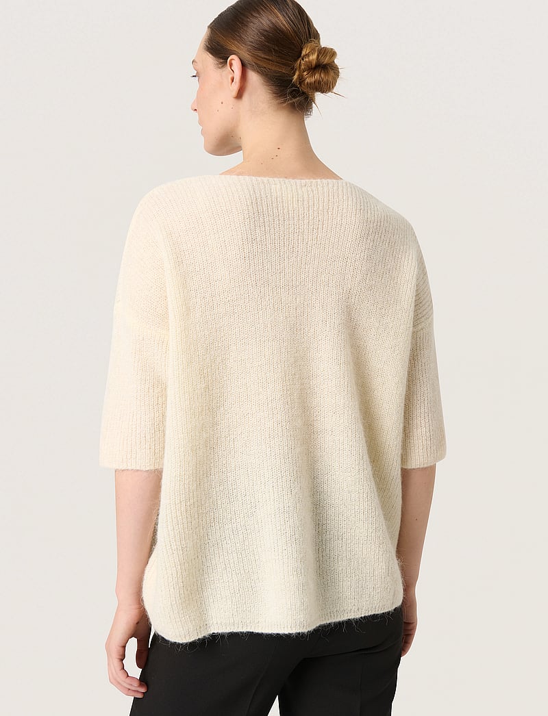 Soaked in Luxury - SLTuesday Jumper - stickade tröjor - whisper white - 4