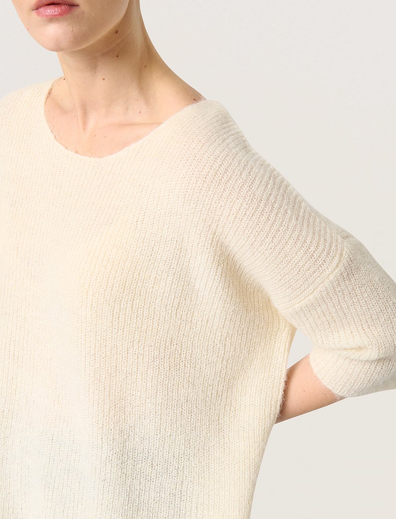 Soaked in Luxury - SLTuesday Jumper - stickade tröjor - whisper white - 5