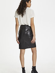Soaked in Luxury - SLFolly Skirt - leather skirts - black - 4