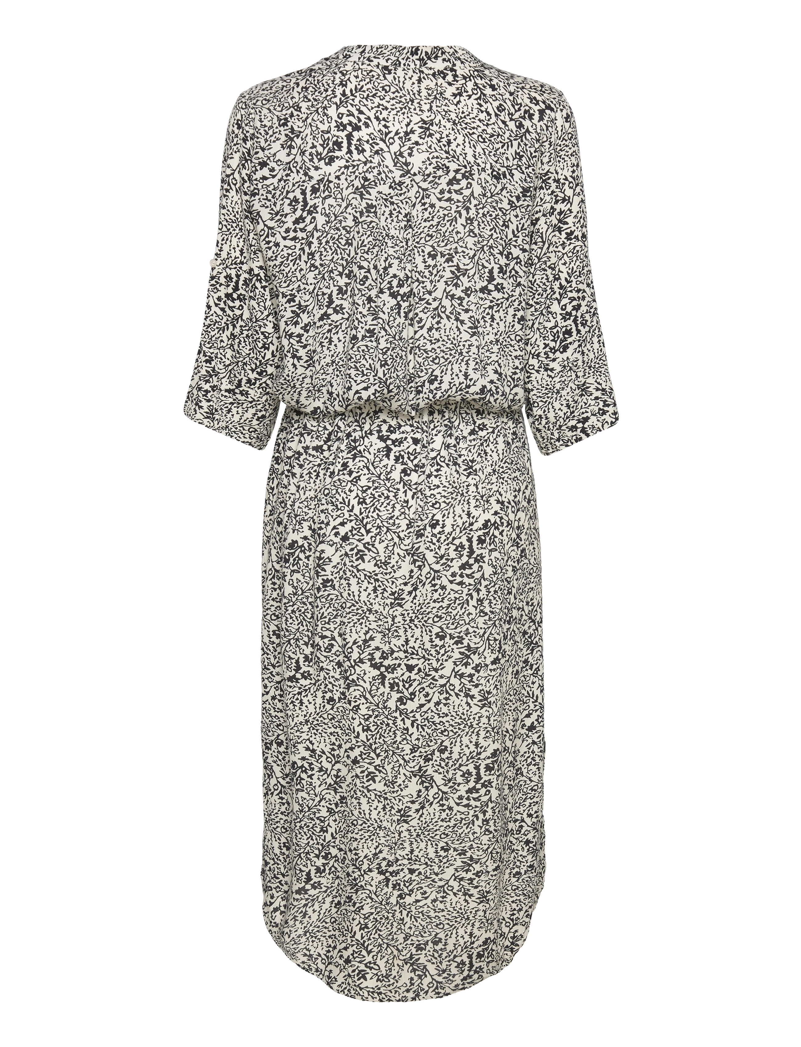 Soaked - SLZaya Dress - sommerkjoler - black and white ditsy print - 1