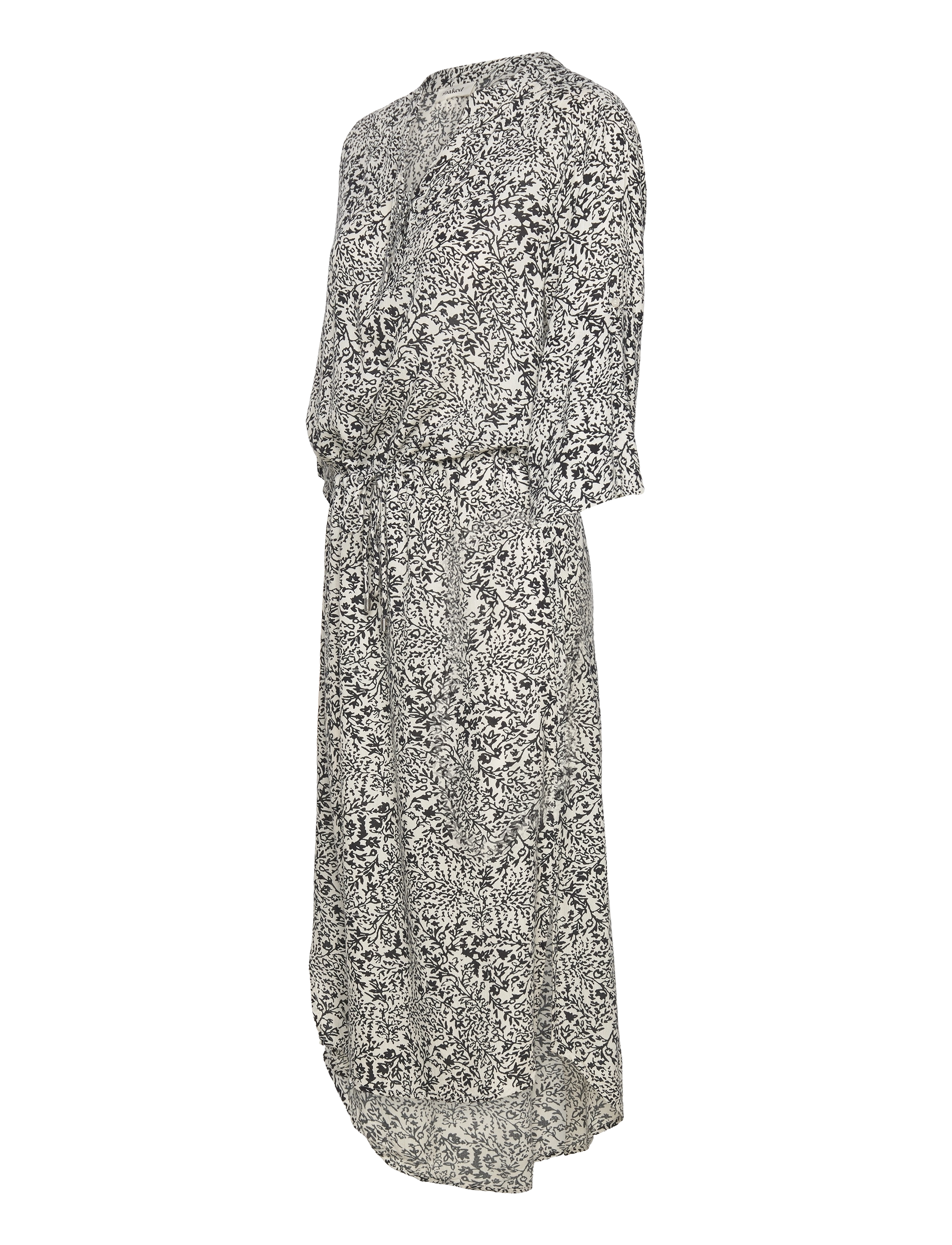 Soaked - SLZaya Dress - sommerkjoler - black and white ditsy print - 3