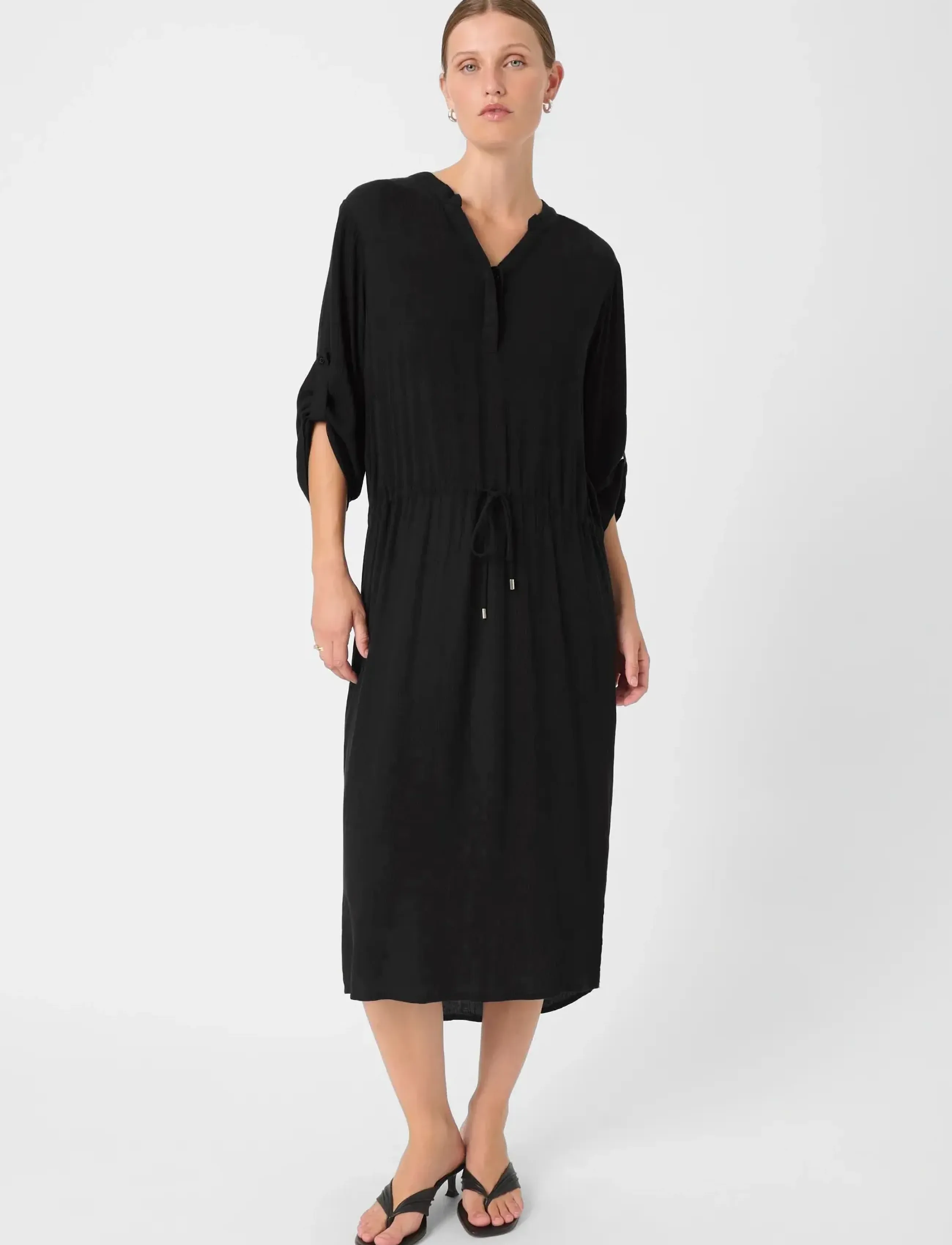 Soaked Slzaya Dress, XS, Black, Kjoler > Knælange Og Midi, Dame
