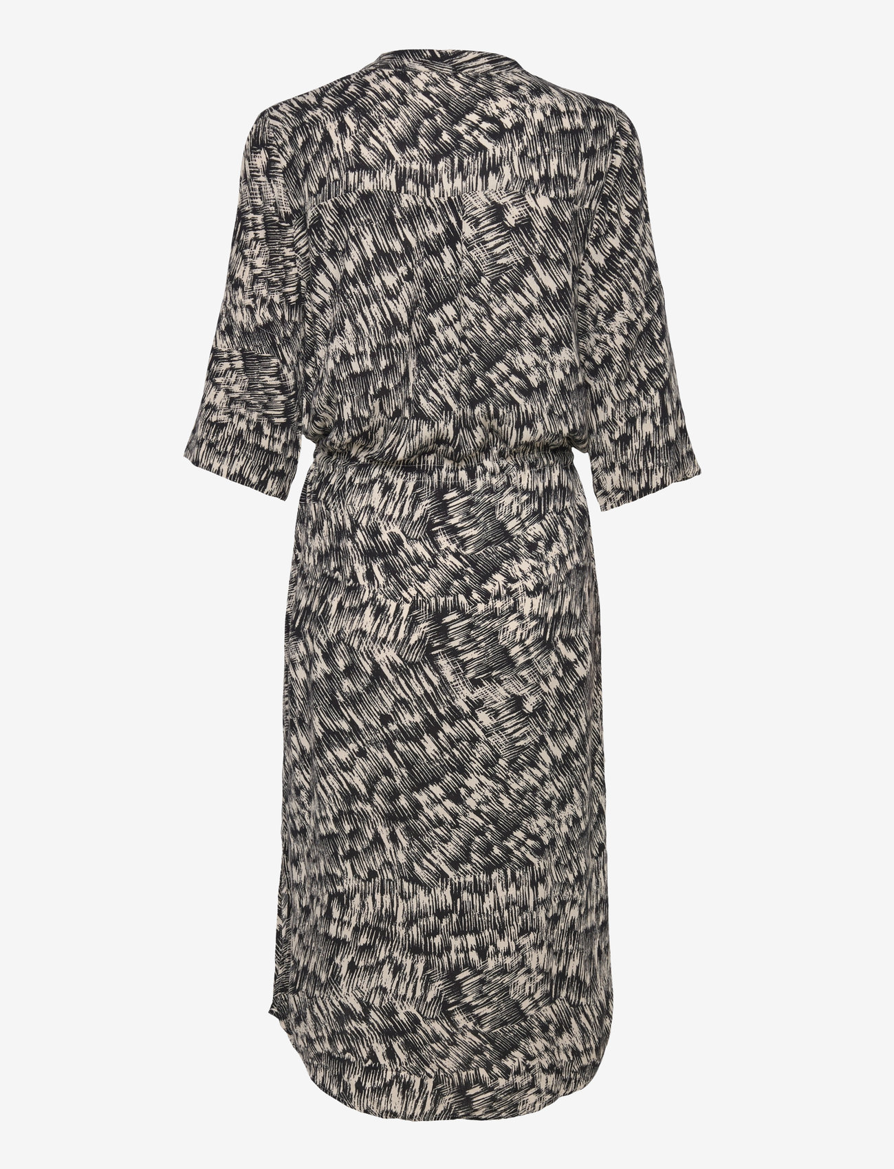 Soaked in Luxury - SLZaya Dress - kesämekot - black stroke print - 2