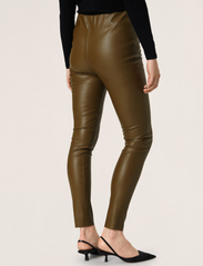 Soaked in Luxury - SLKaylee PU Leggings - party wear at outlet prices - beech - 4