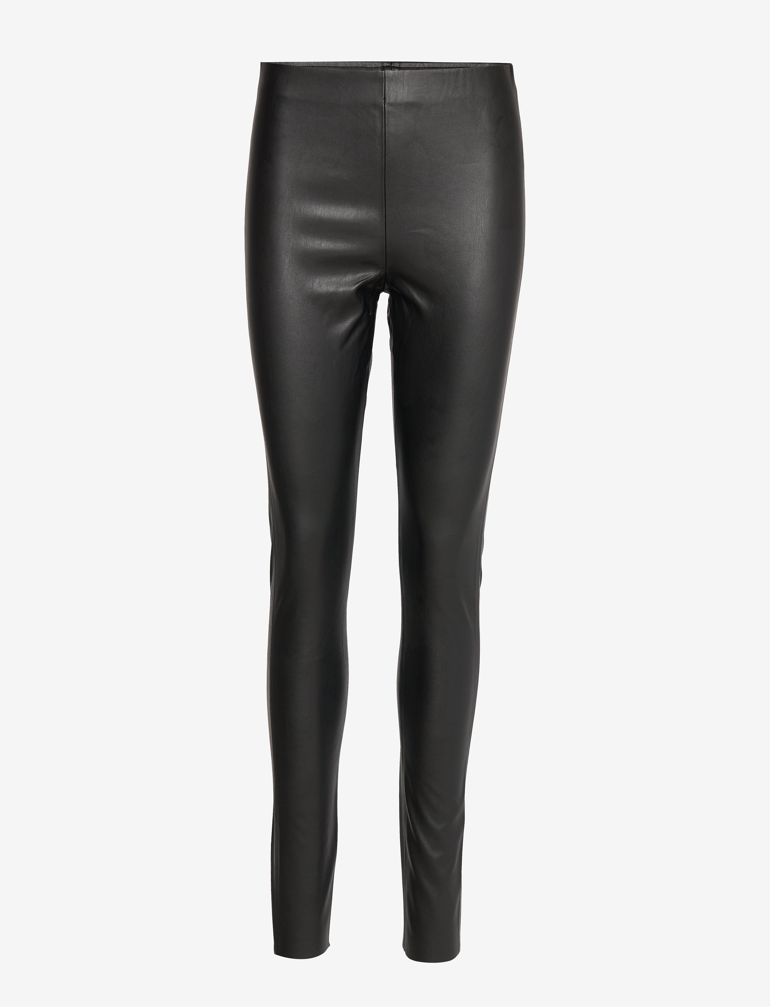 Soaked SLKaylee PU Leggings - Nahkpüksid - BLACK / black