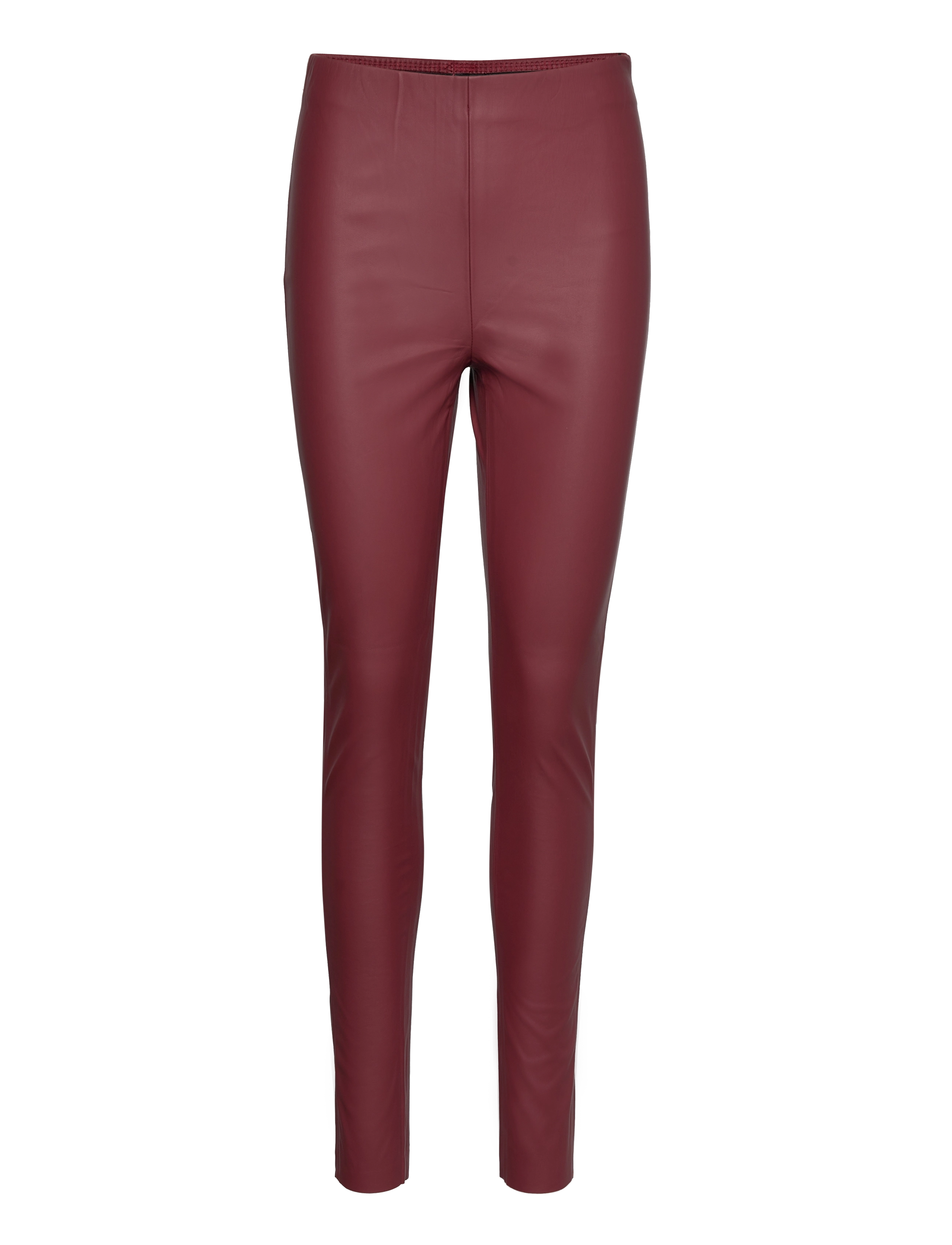 Soaked SLKaylee PU Leggings - Soaked in Luxury - RHUBARB / burgundy