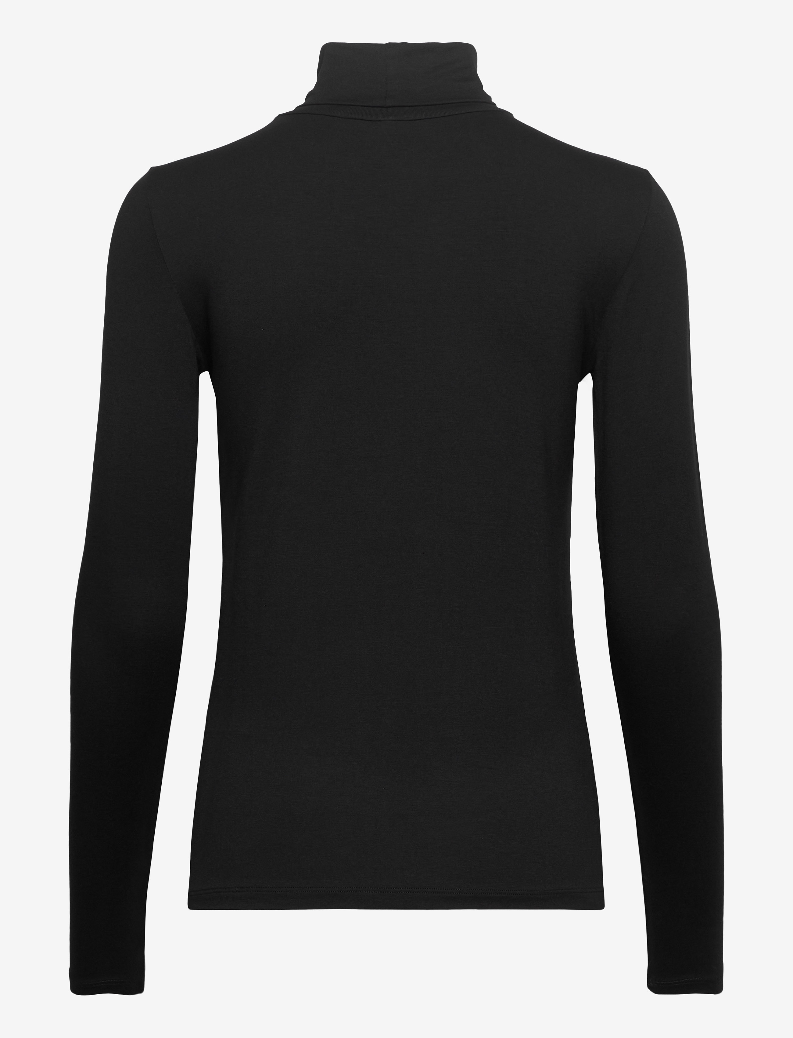 Soaked - SLHanadi Rollneck LS - long-sleeved tops - black - 2