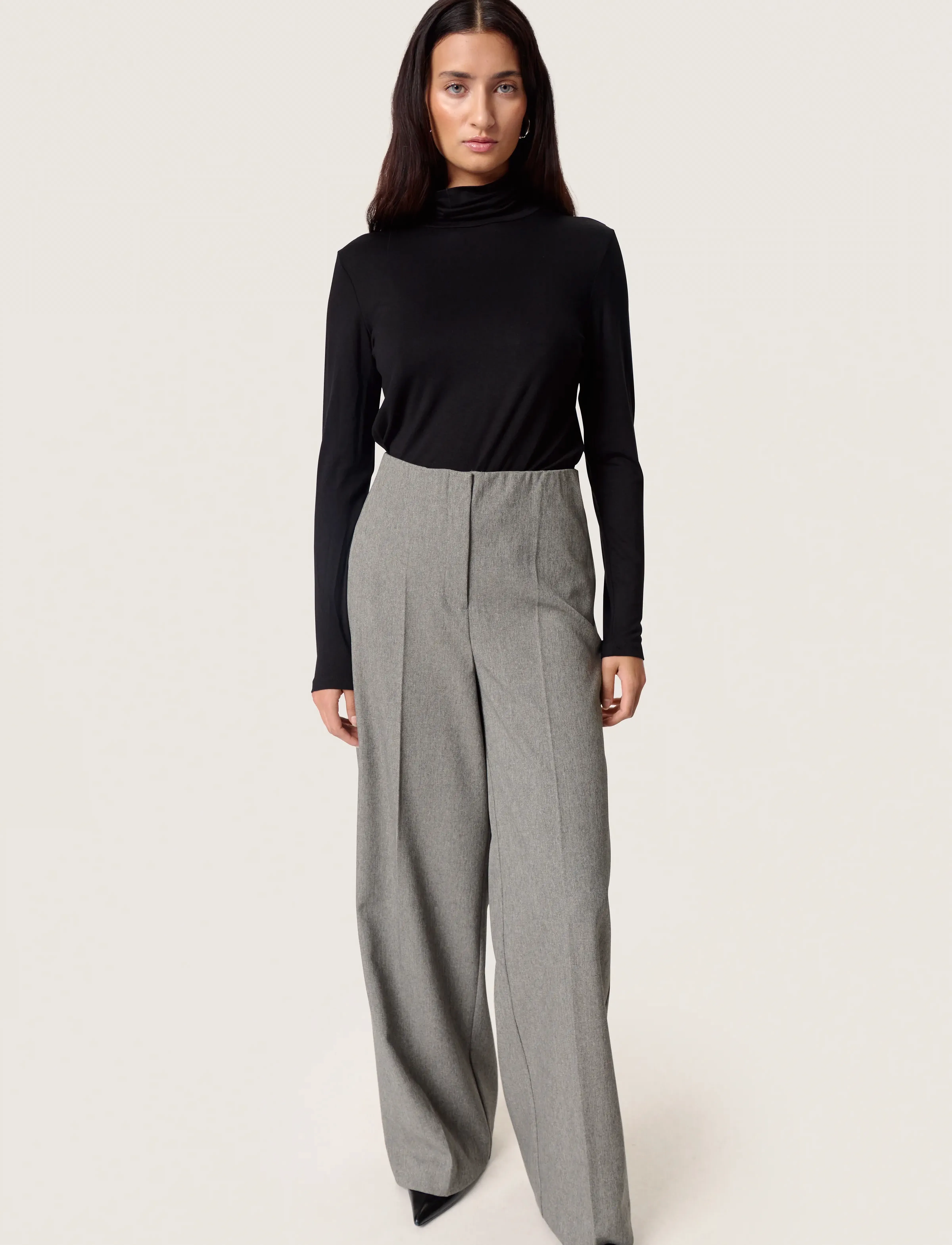 Soaked - SLHanadi Rollneck LS - langärmlige tops - black - 3