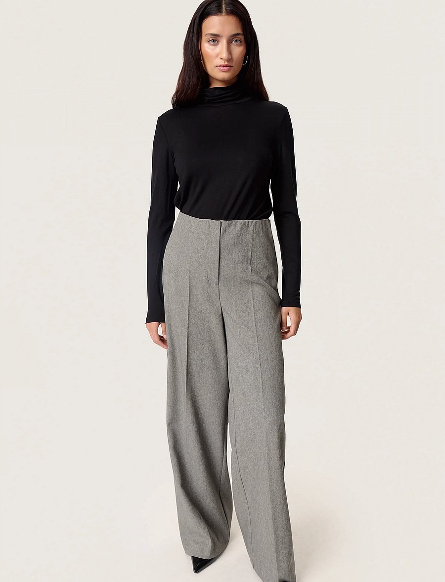 Soaked - SLHanadi Rollneck LS - pikkade varrukatega topid - black - 3
