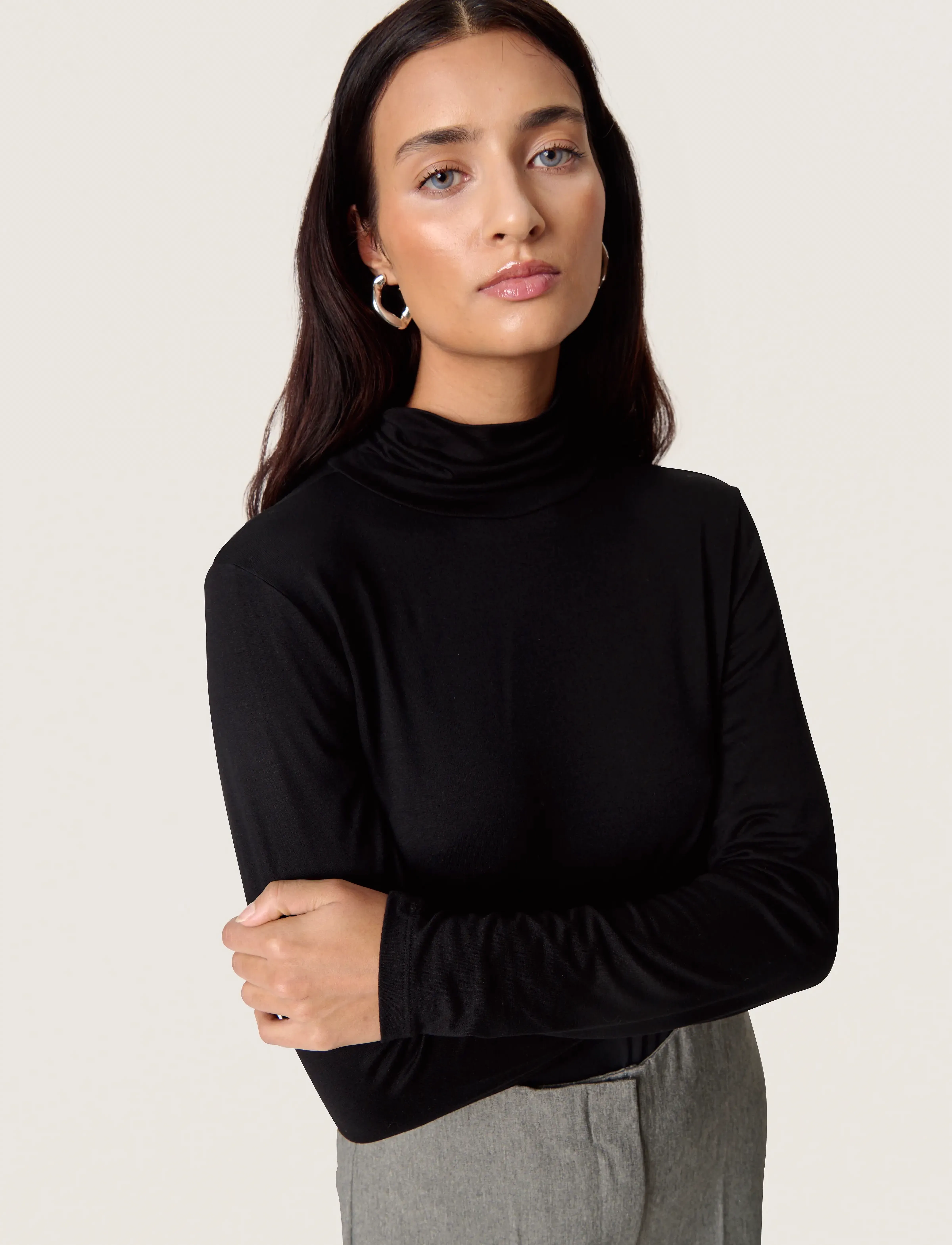 Soaked Slhanadi Rollneck Ls blusar dam – bild 6