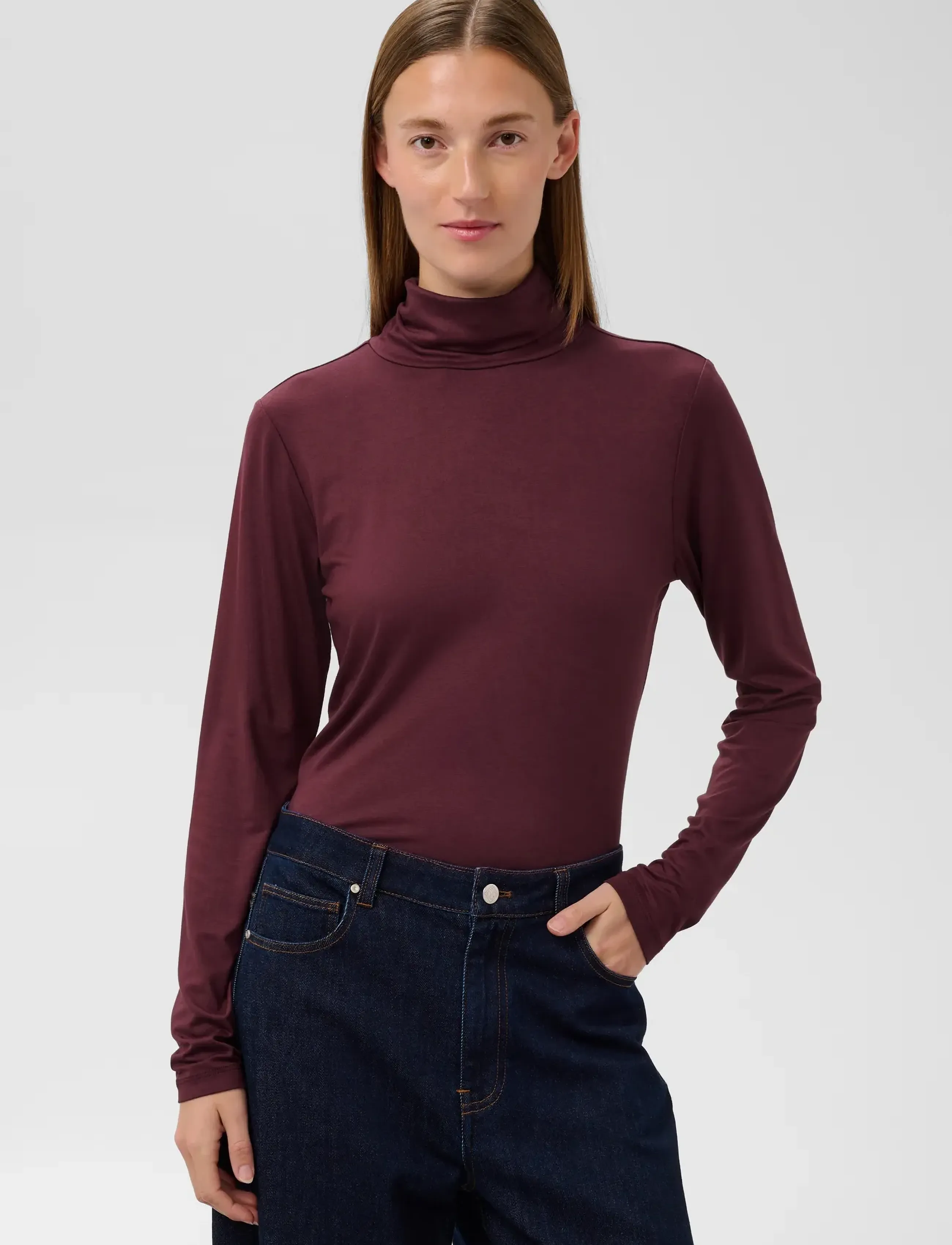 Soaked - SLHanadi Rollneck LS - herbstliche kleidung - fig - 0