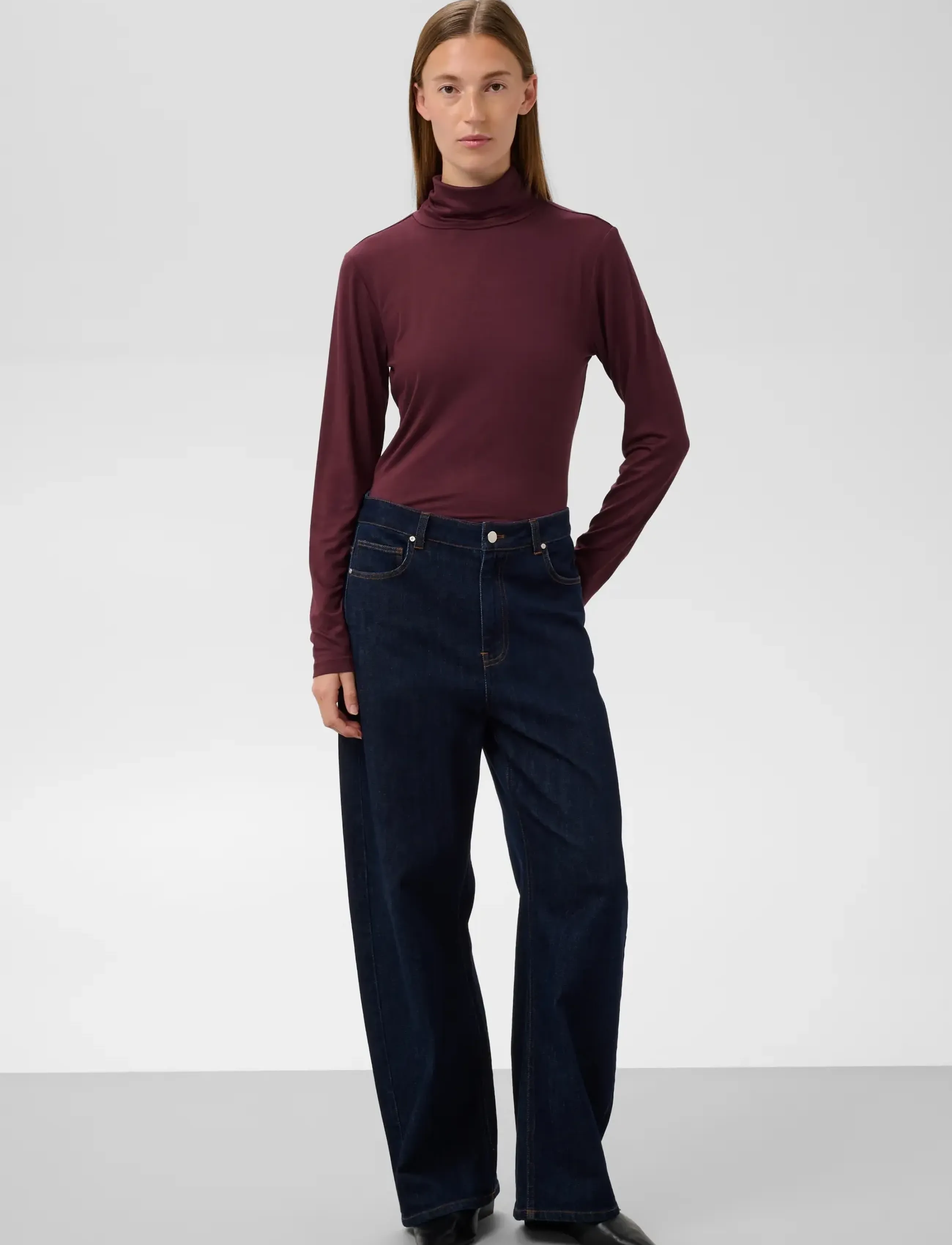 Soaked - SLHanadi Rollneck LS - herbstliche kleidung - fig - 3