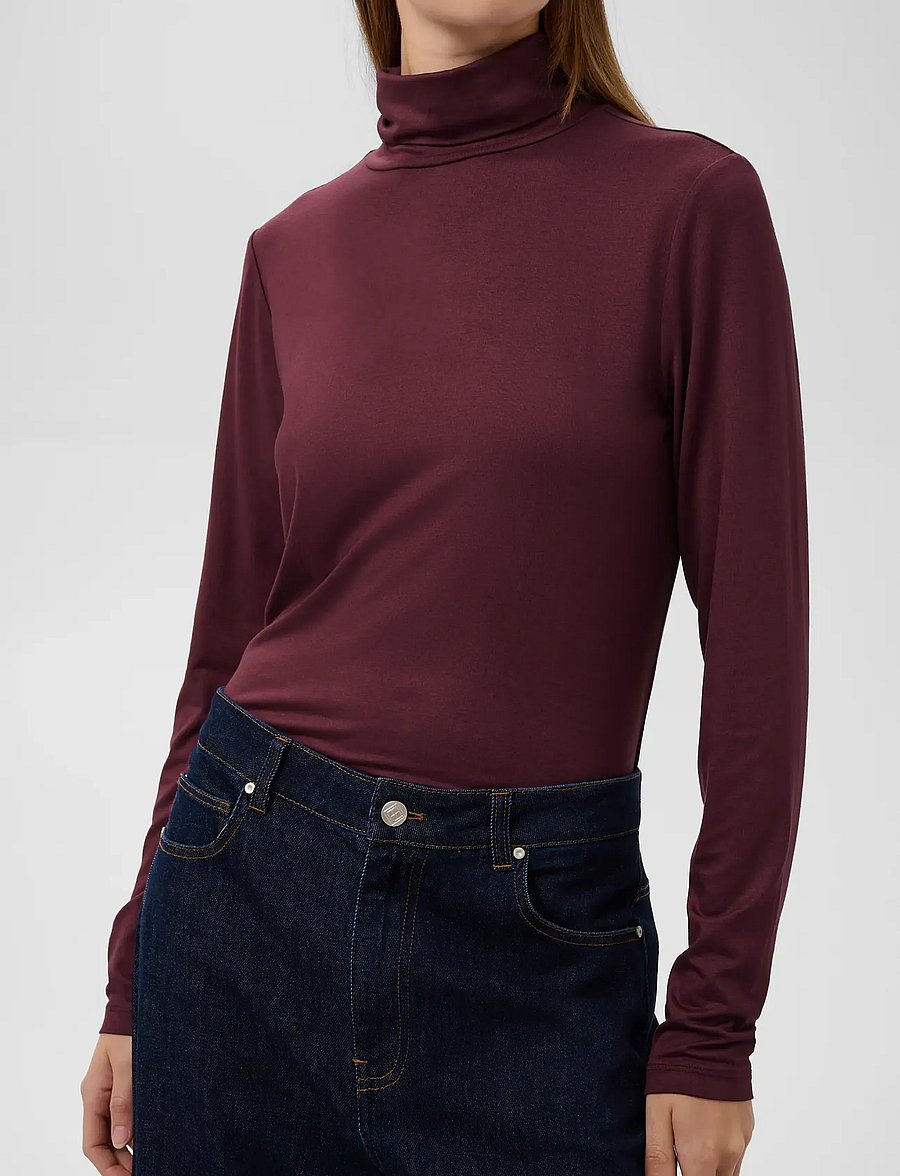 Soaked - SLHanadi Rollneck LS - langærmede toppe - fig - 5
