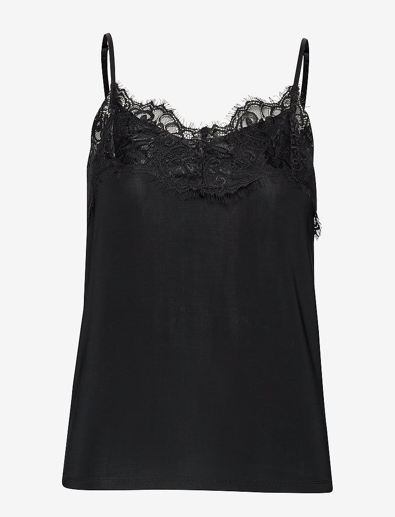 Soaked in Luxury - SLClara Singlet - linnen - black - 1