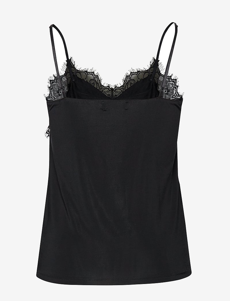 Soaked in Luxury - SLClara Singlet - linnen - black - 2