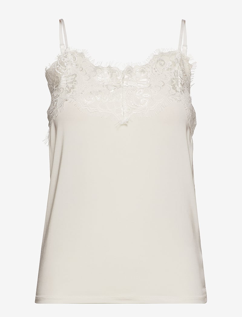 Soaked in Luxury - SLClara Singlet - topid ja varrukateta alussärgid - broken white - 1