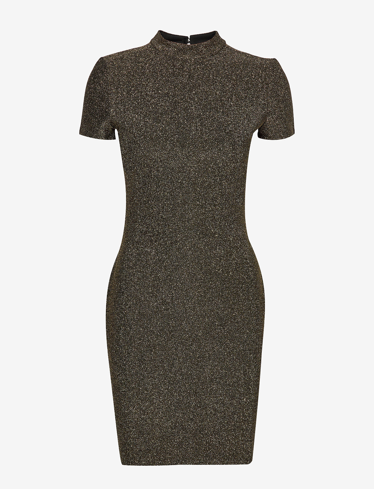 Soaked in Luxury - Cooper Dress - gold glitter on black - 0