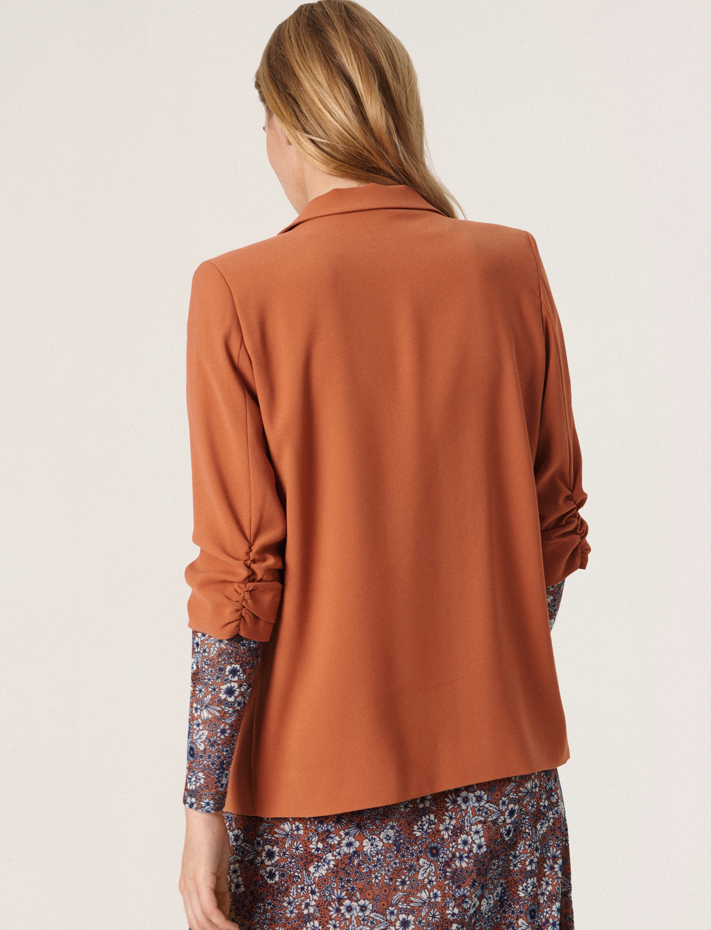 Soaked - SLShirley Blazer - festtøj til outletpriser - amber brown - 4