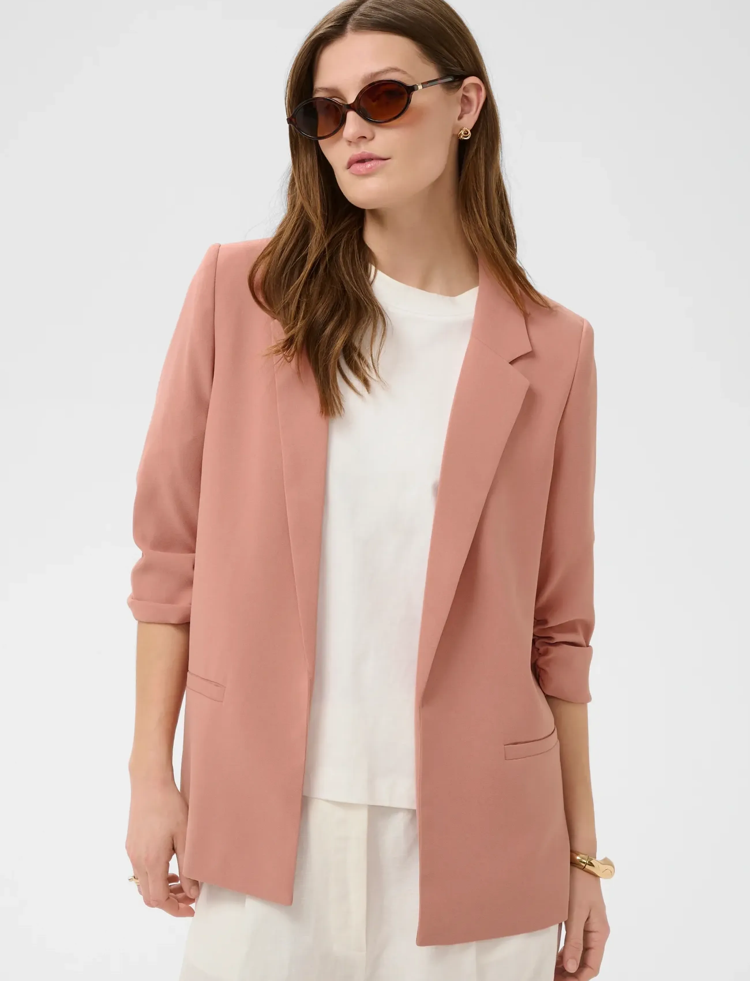 Soaked SLShirley Blazer - Soaked in Luxury - ASH ROSE / pink/rose