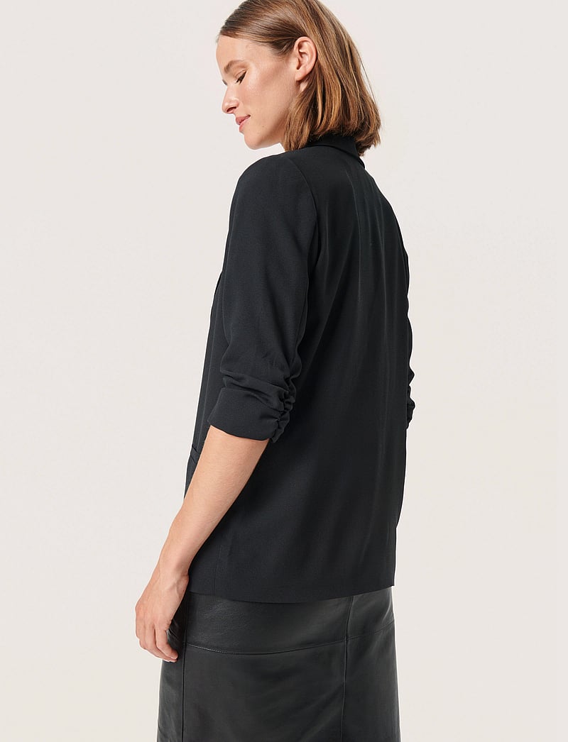 Soaked in Luxury - SLShirley Blazer - enkelknäppta kavajer - black - 4