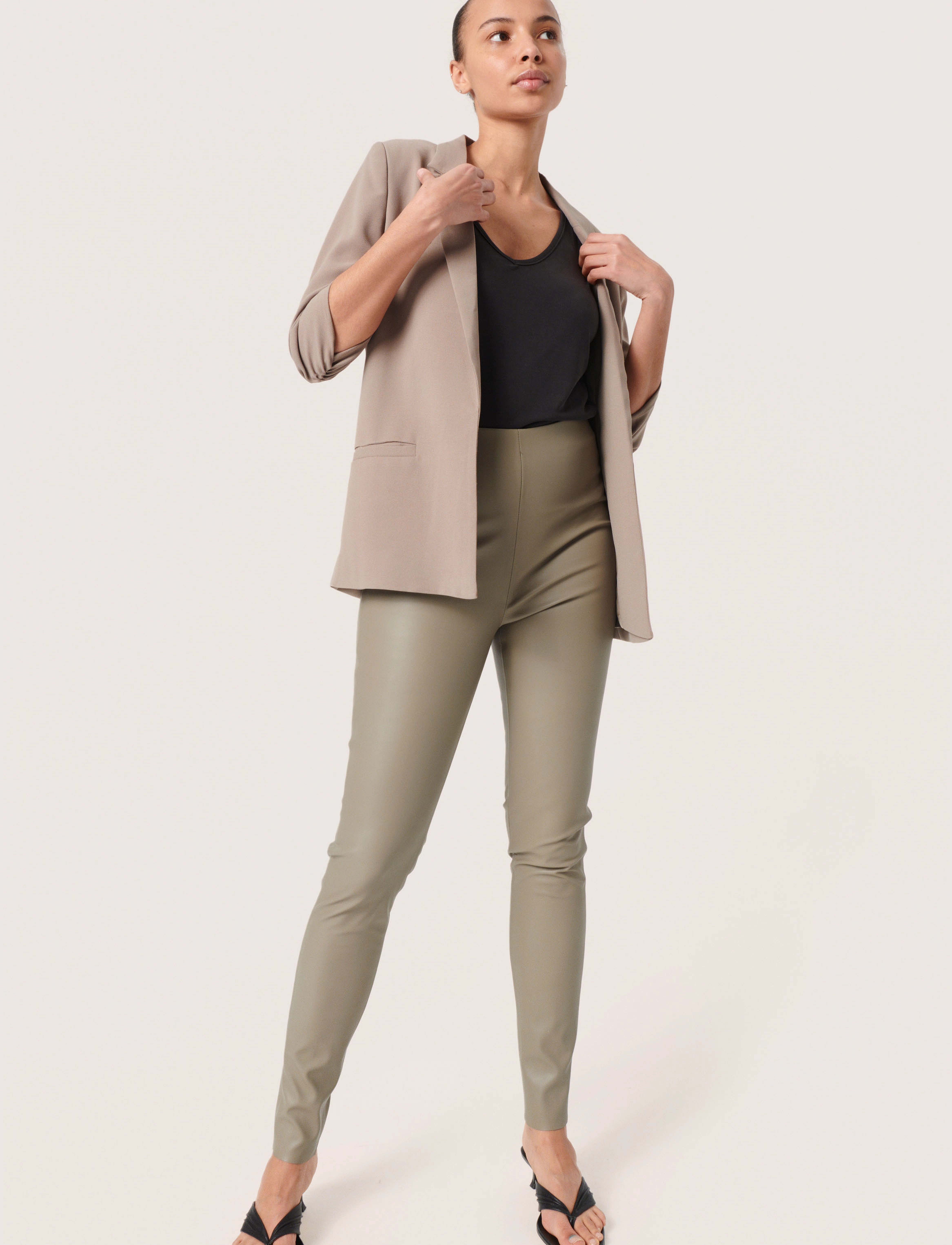 Soaked - SLShirley Blazer - enkeltradede blazere - brindle - 3