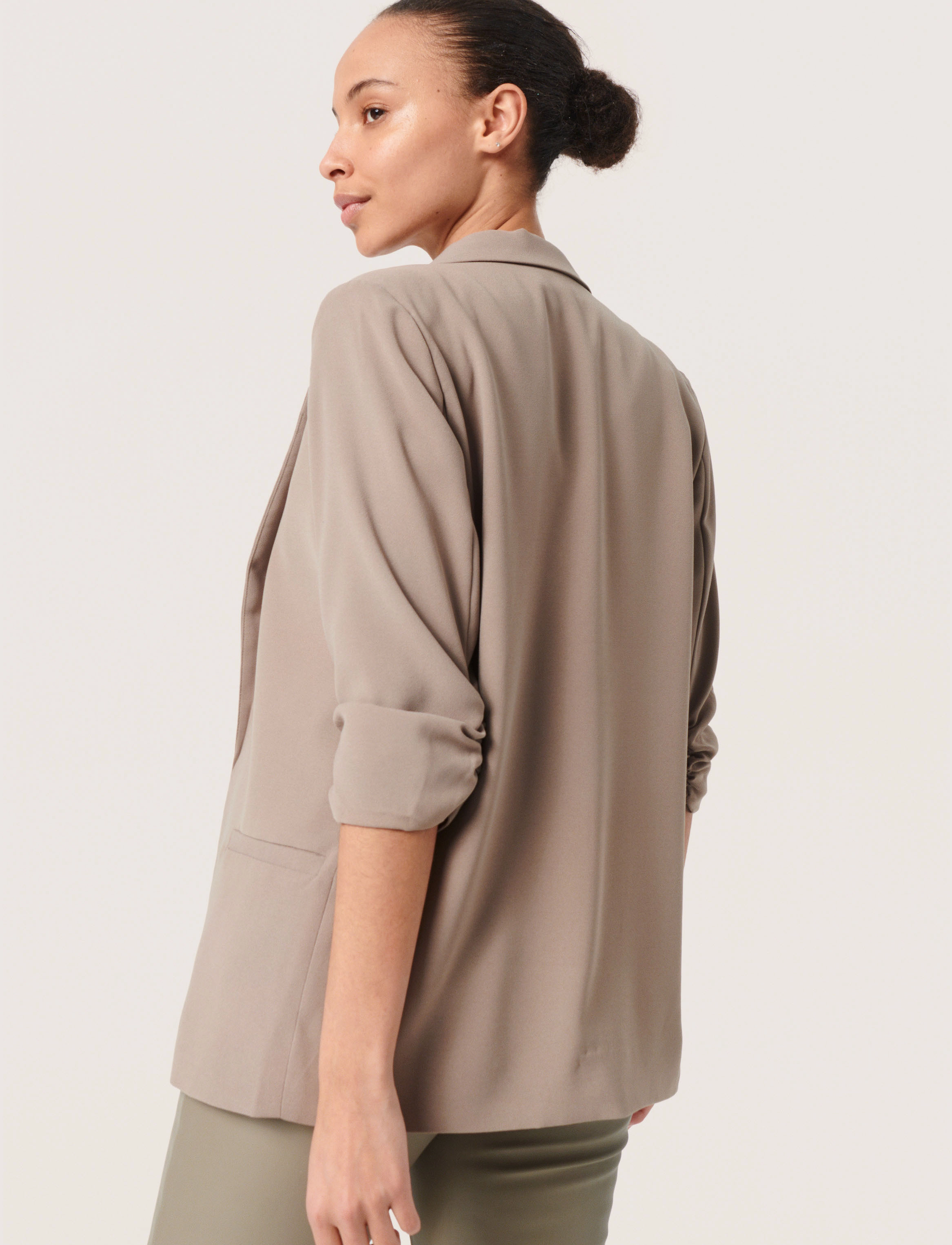 Soaked - SLShirley Blazer - enkeltradede blazere - brindle - 4