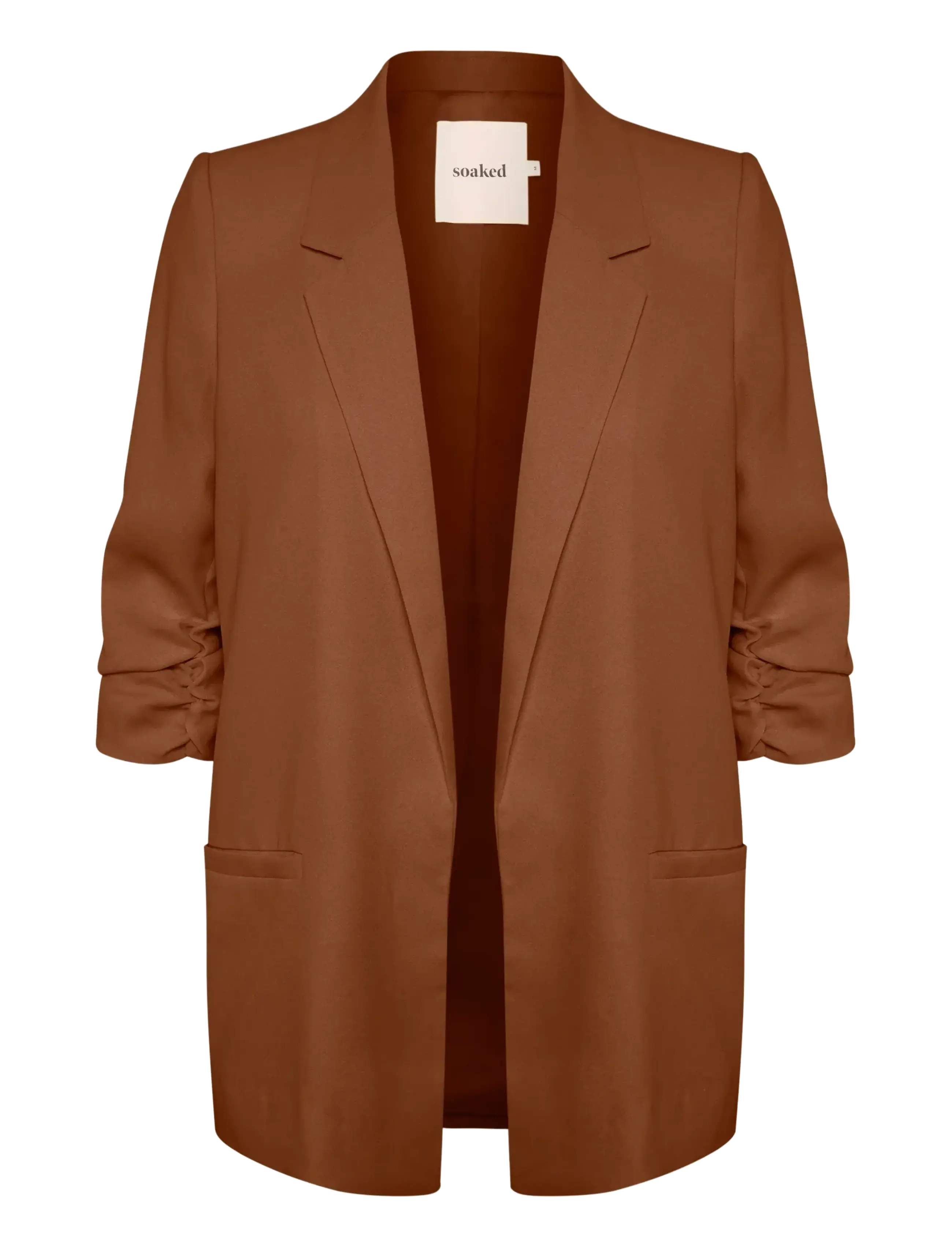 Soaked SLShirley Blazer - Blazers - CAPPUCCINO / brown
