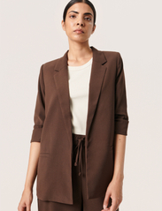 Soaked in Luxury - SLShirley Blazer - party wear at outlet prices - hot fudge - 2