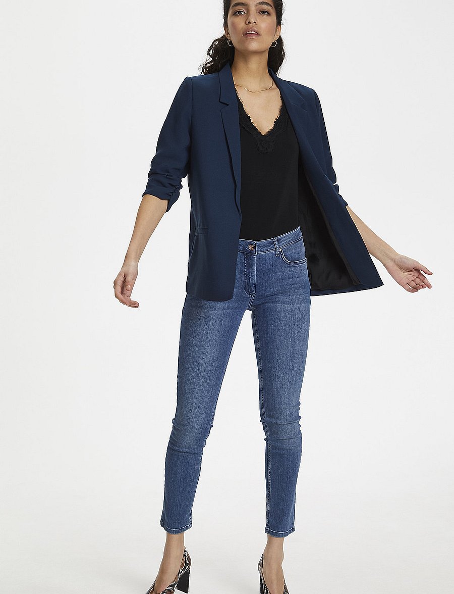 Soaked - SLShirley Blazer - Üherealised pintsakud - navy - 4