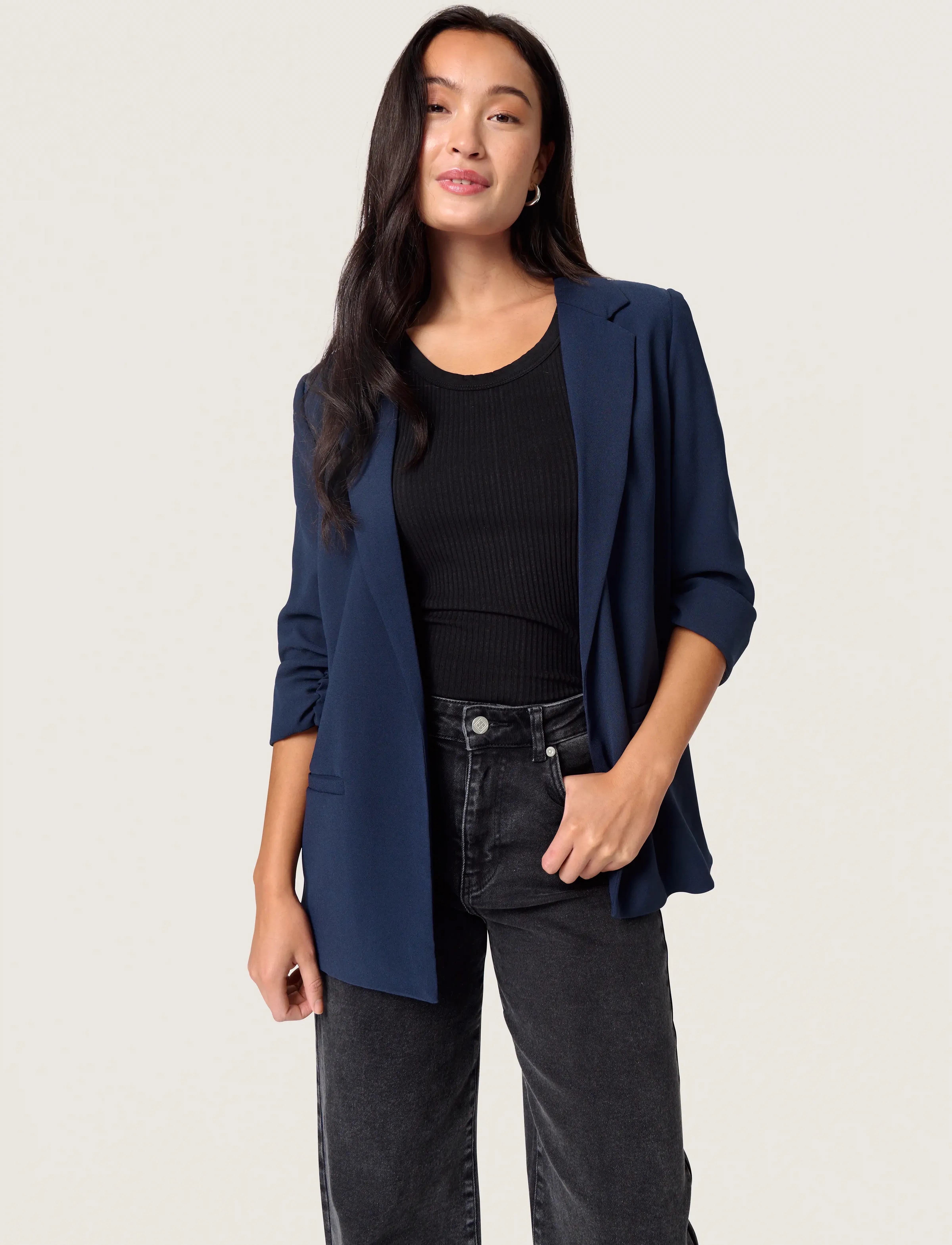 Soaked - SLShirley Blazer - einreihige blazer - night sky - 0