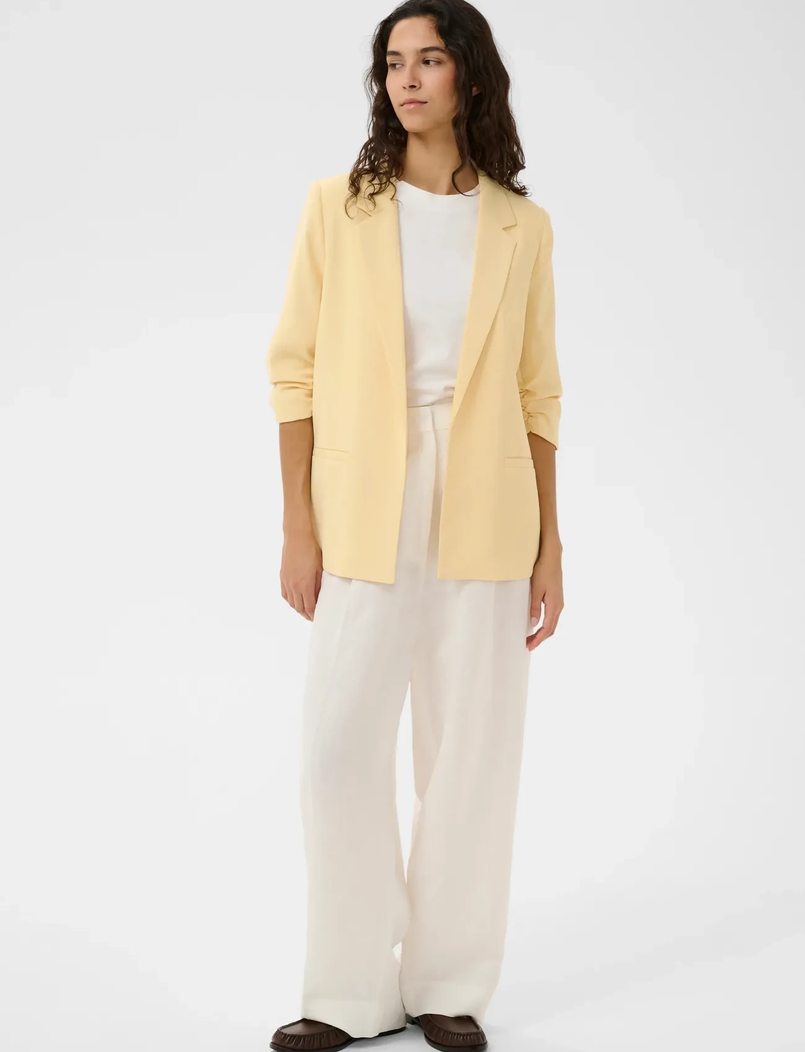 Soaked - SLShirley Blazer - einreihige blazer - reed yellow - 3