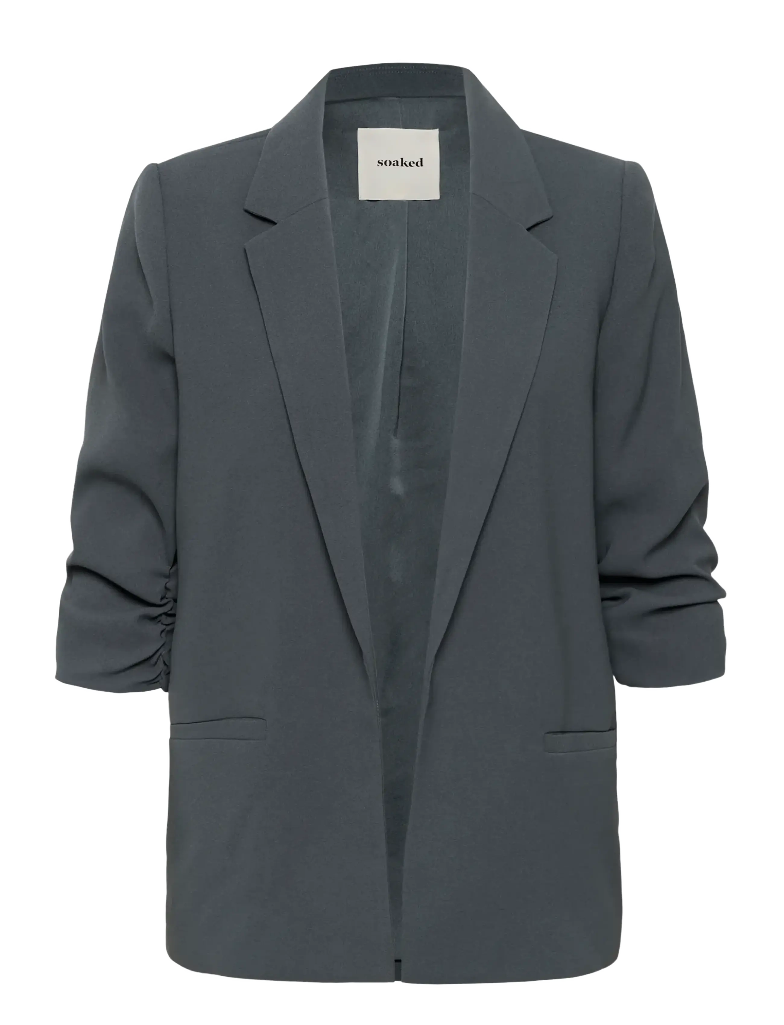 Soaked SLShirley Blazer - Kleidung - TURBULENCE / grey
