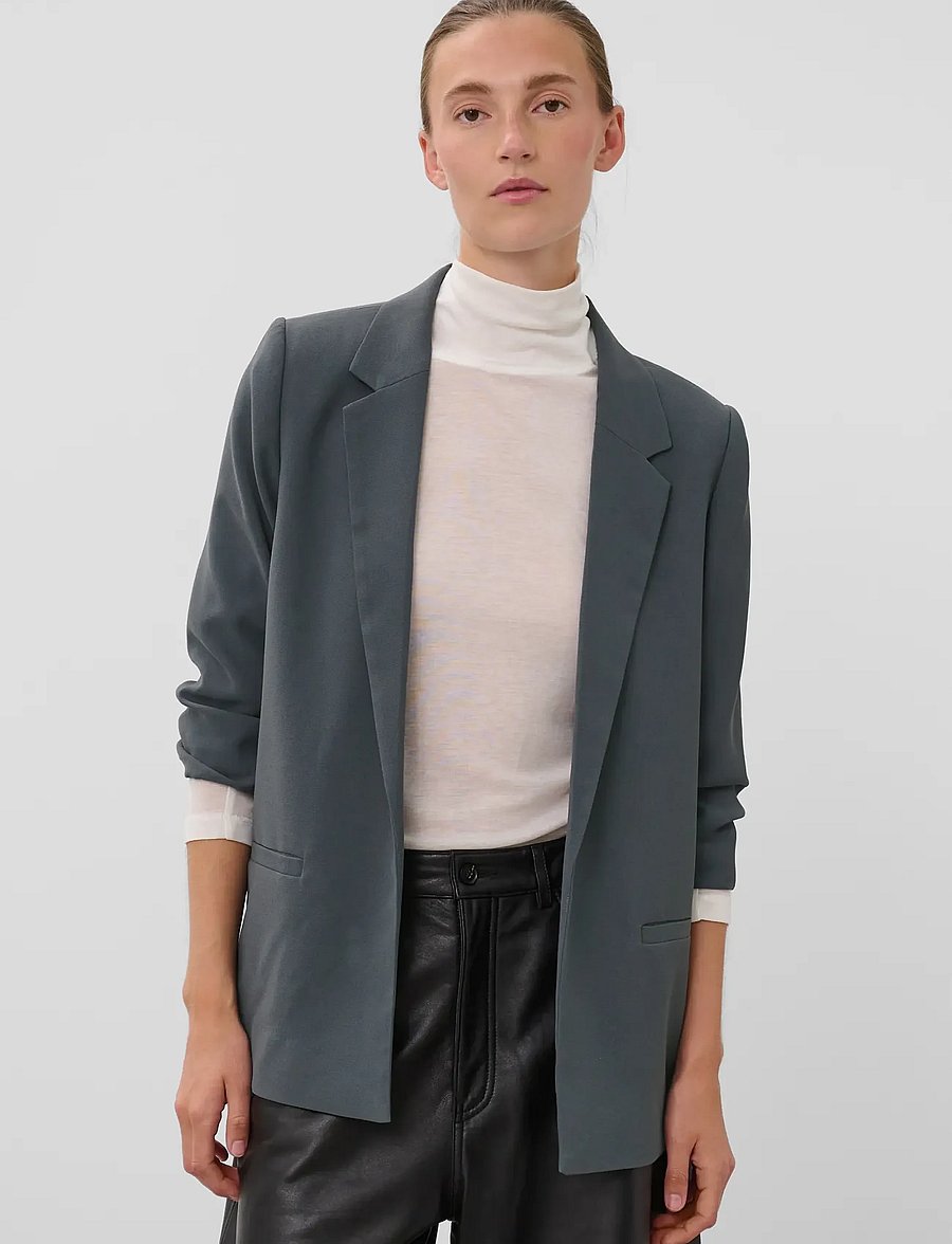 Soaked - SLShirley Blazer - enkeltradede blazere - turbulence - 0