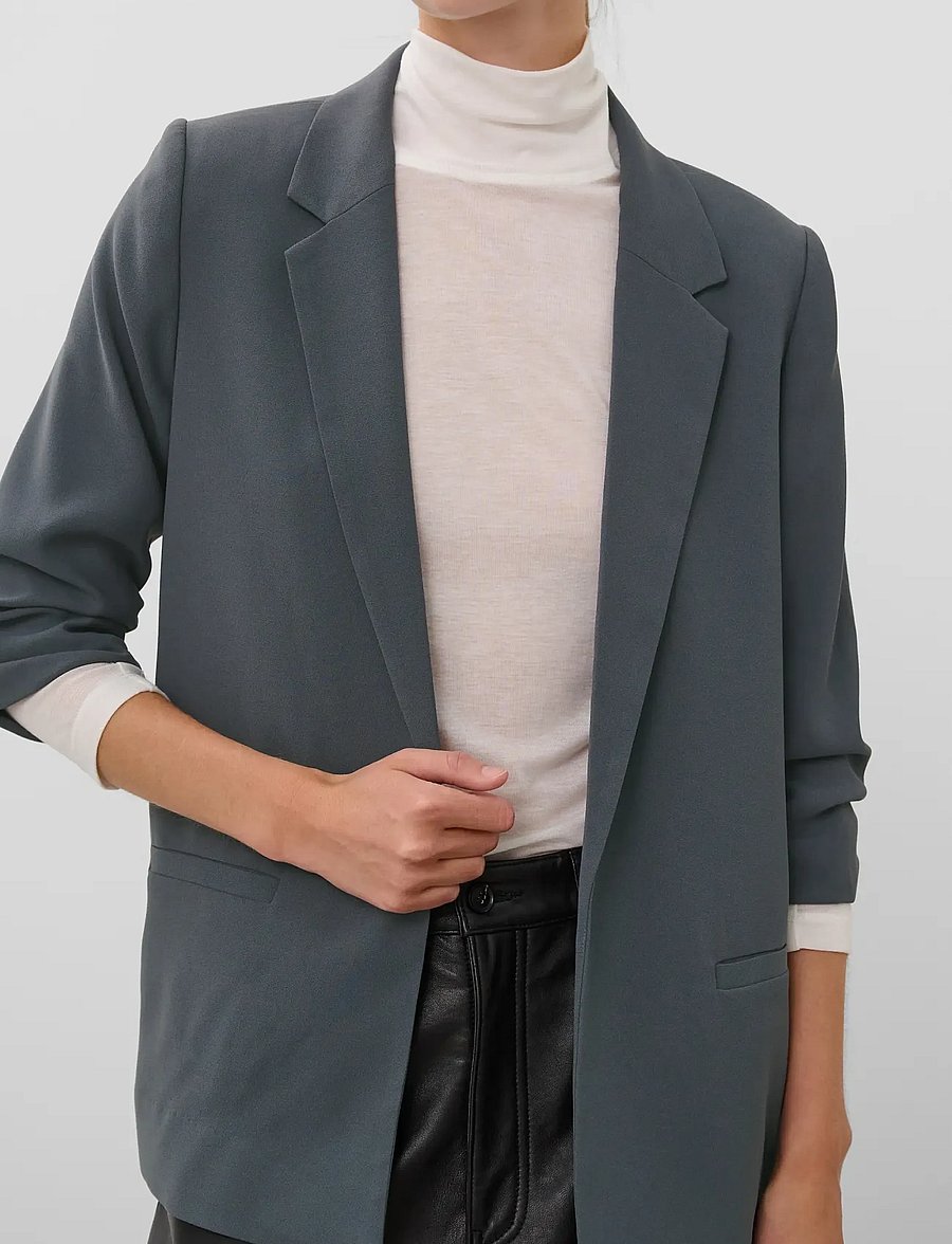 Soaked - SLShirley Blazer - enkeltradede blazere - turbulence - 5
