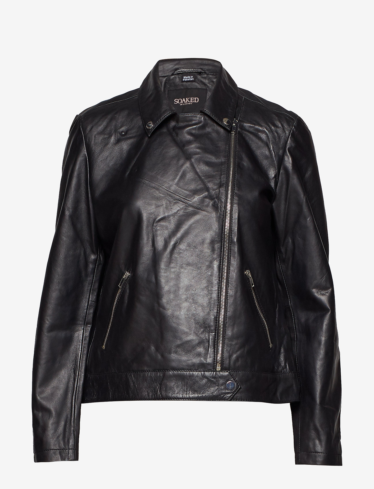 Soaked in Luxury - SLMaeve Leather Jacket LS - frühlingsjacken - black - 2