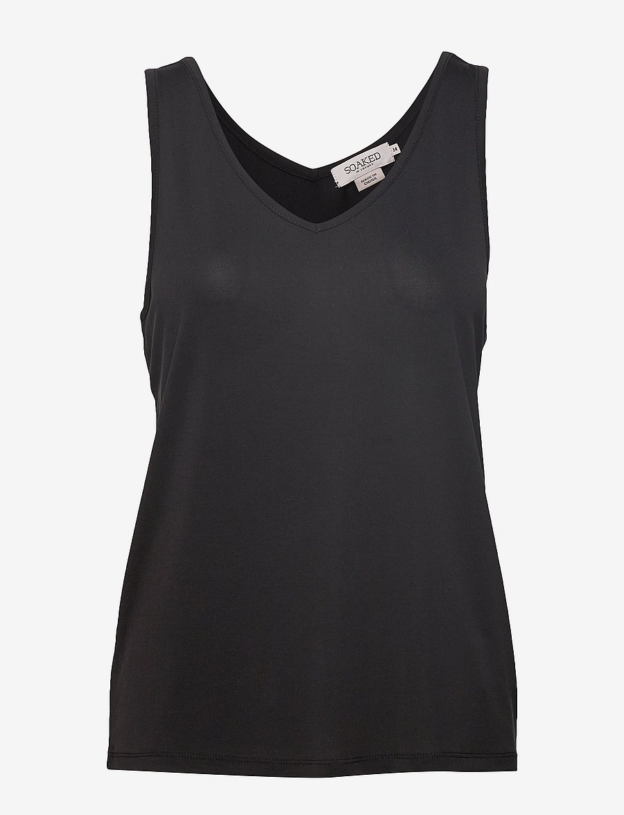 Soaked - SLColumbine Tank Top - linnen - black - 1