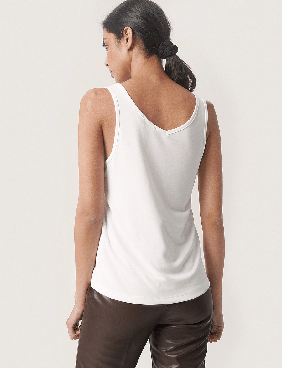 Soaked - SLColumbine Tank Top - varrukateta topid - broken white - 4