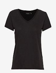 Soaked in Luxury - SLColumbine V-neck SS - lowest prices - black - 0