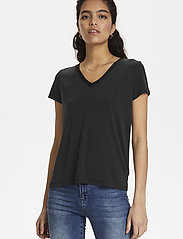Soaked in Luxury - SLColumbine V-neck SS - lowest prices - black - 5