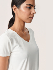 Soaked in Luxury - SLColumbine V-neck SS - lowest prices - broken white - 5