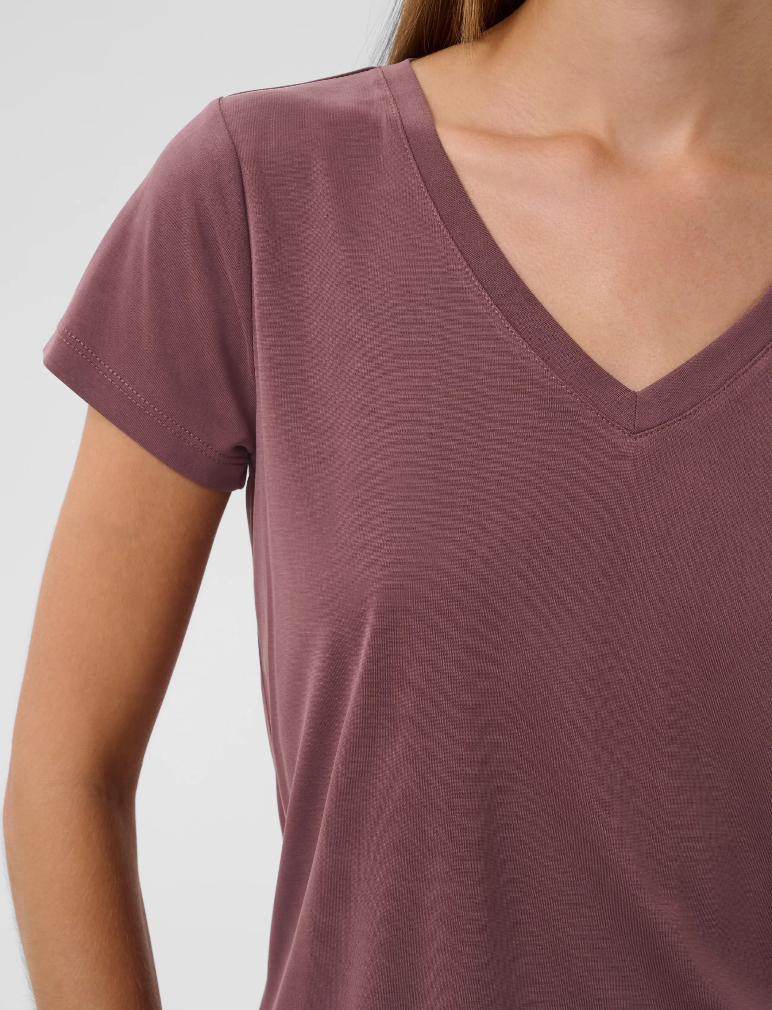 Soaked - SLColumbine V-neck SS - t-shirts - huckleberry - 5