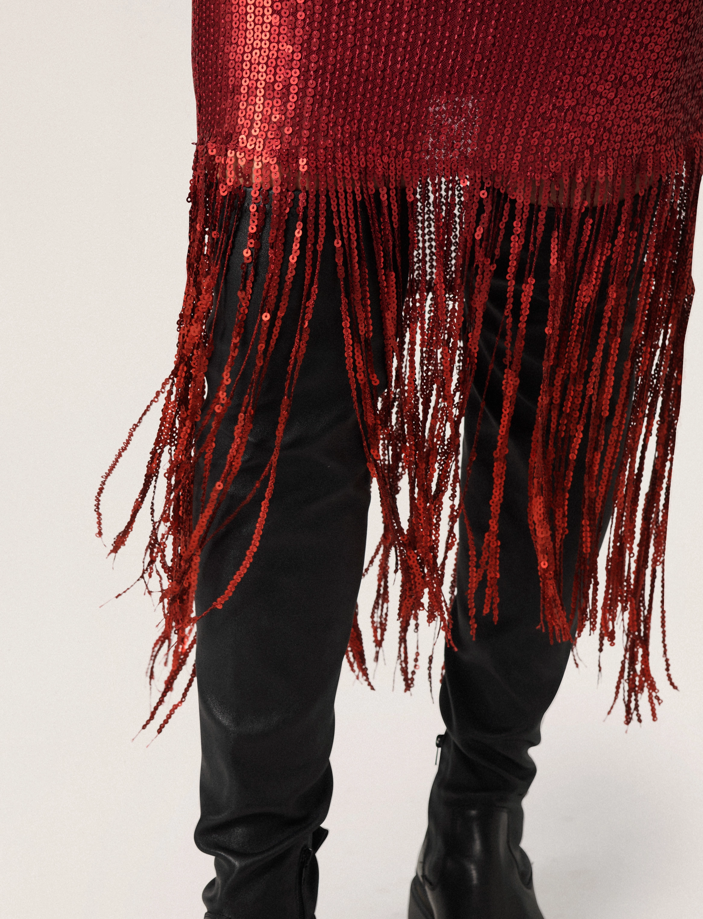 Soaked - SLNicole Skirt - midi nederdele - rhubarb - 5