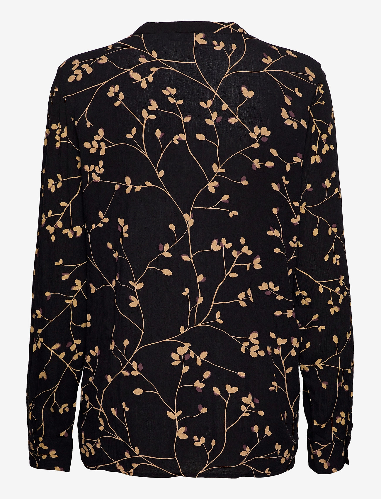 Soaked in Luxury - SLZaya Shirt LS - black leafy twig - 1