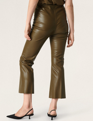 Soaked in Luxury - SLKaylee PU Kickflare Pants - party wear at outlet prices - beech - 4