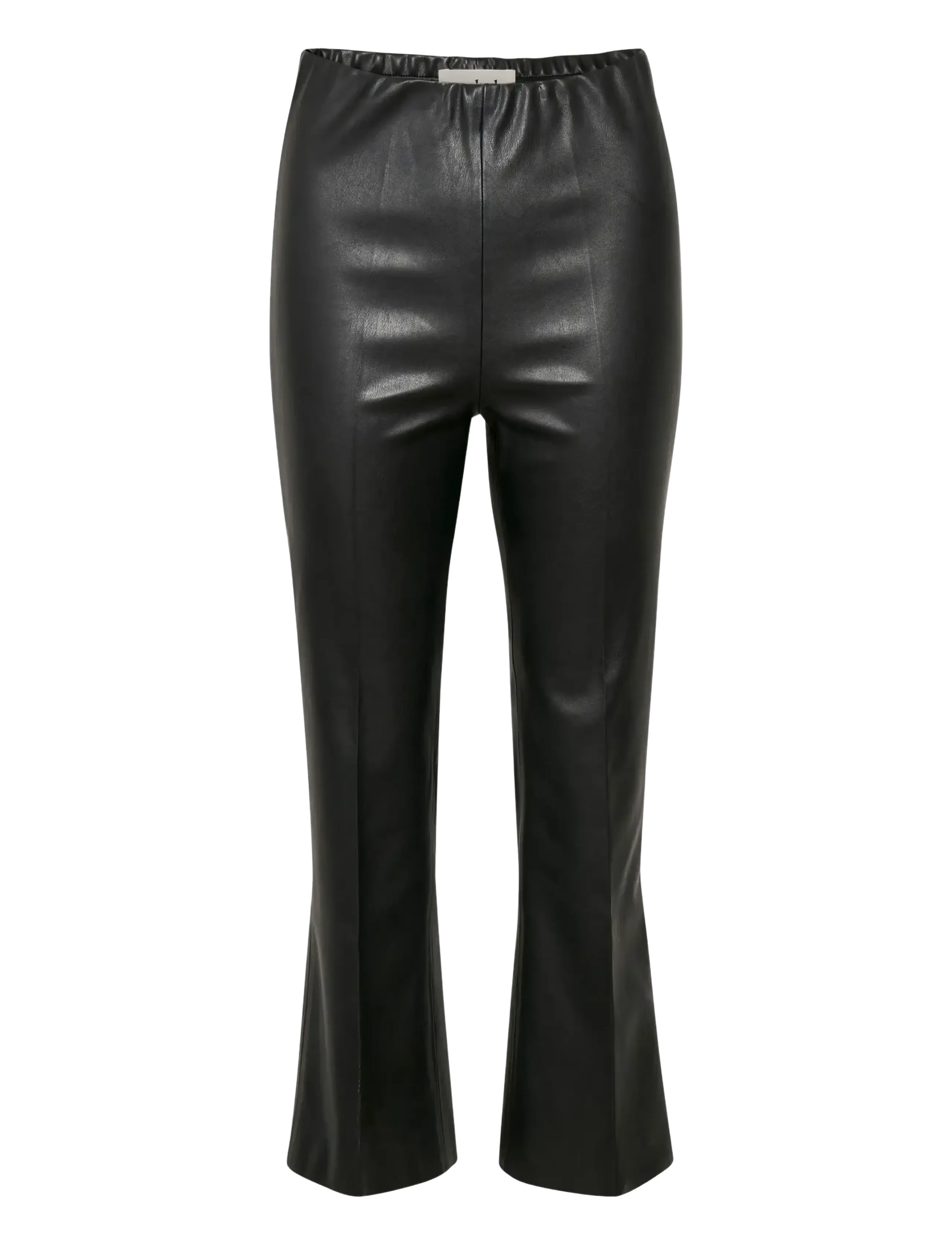 Soaked - SLKaylee PU Kickflare Pants - leather trousers - black - 2