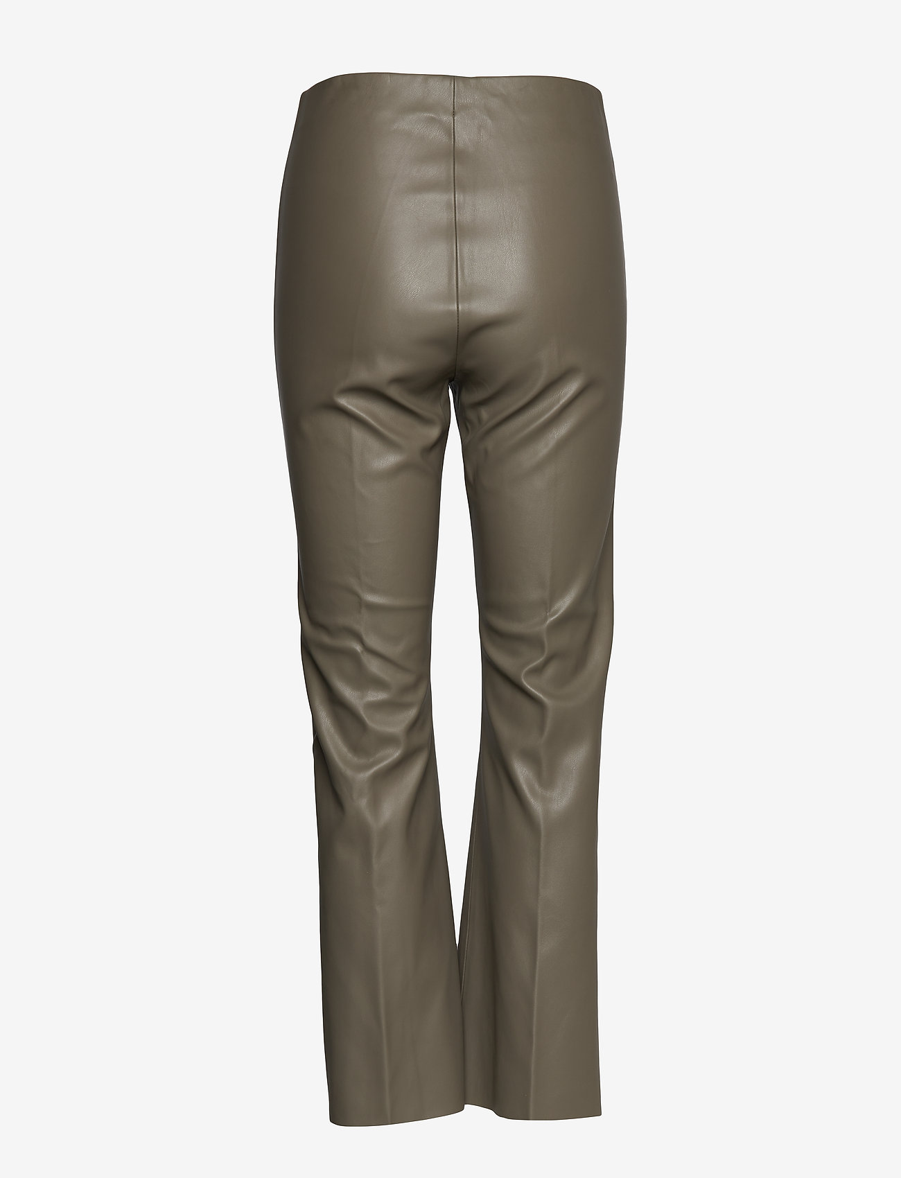 Soaked in Luxury - SLKaylee PU Kickflare Pants - festkläder till outletpriser - brindle - 1