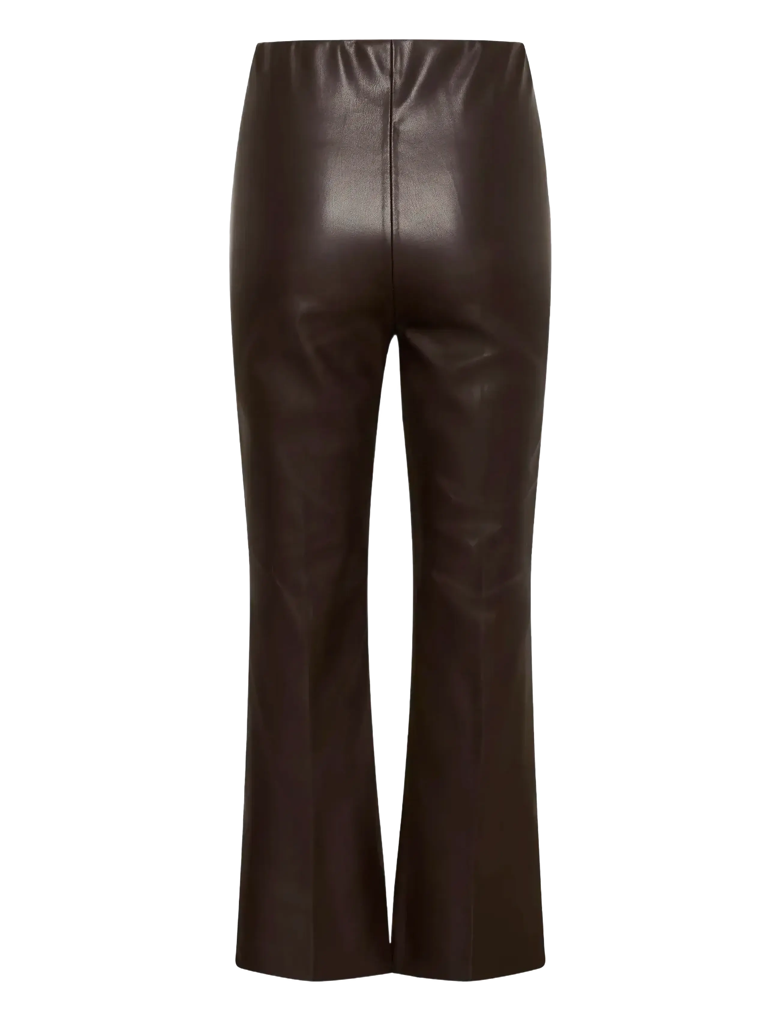 Soaked - SLKaylee PU Kickflare Pants - odinės kelnės - chocolate torte - 2