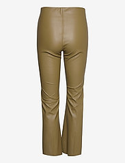 Soaked in Luxury - SLKaylee PU Kickflare Pants - party wear at outlet prices - martini olive - 1