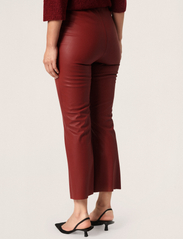 Soaked in Luxury - SLKaylee PU Kickflare Pants - party wear at outlet prices - rhubarb - 4