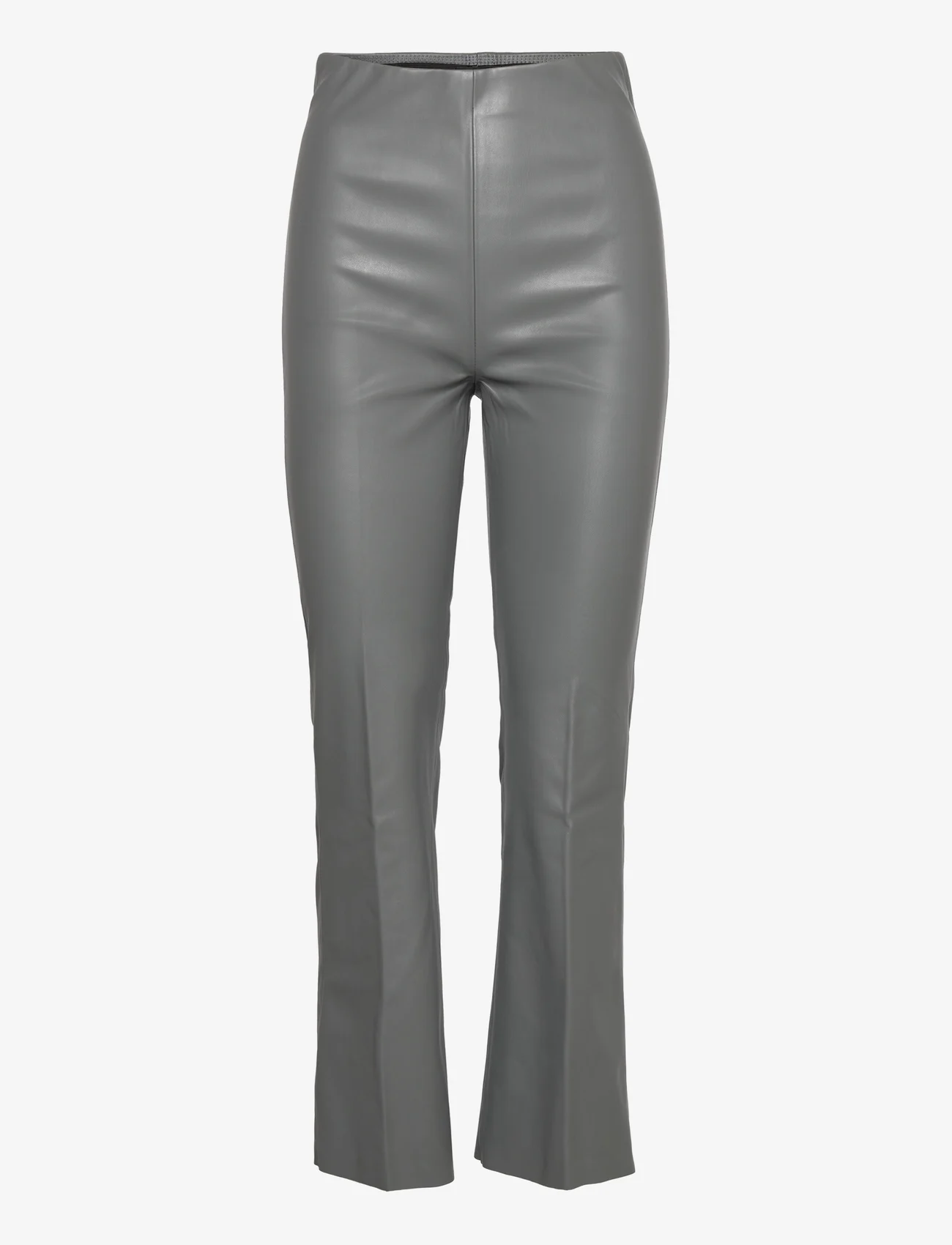 Soaked in Luxury - SLKaylee PU Kickflare Pants - odzież imprezowa w cenach outletowych - sedona sage - 0